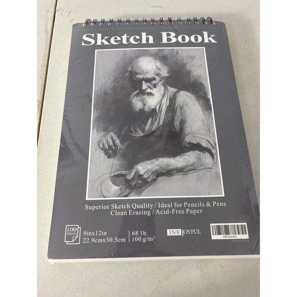 Ink Joyful Sketchbook, 9inx12in, 100 Sheets, Superior Quality, Pencils & Pens - Picture 1 of 5